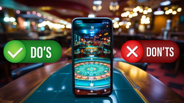 Étiquette du casino mobile : à faire et à ne pas faire pour les débutants image