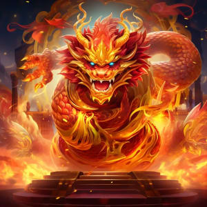 CreÃ«er de heetste winnende combo's in Super Golden Dragon Inferno van Betsoft