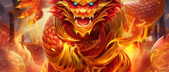 Creëer de heetste winnende combo's in Super Golden Dragon Inferno van Betsoft