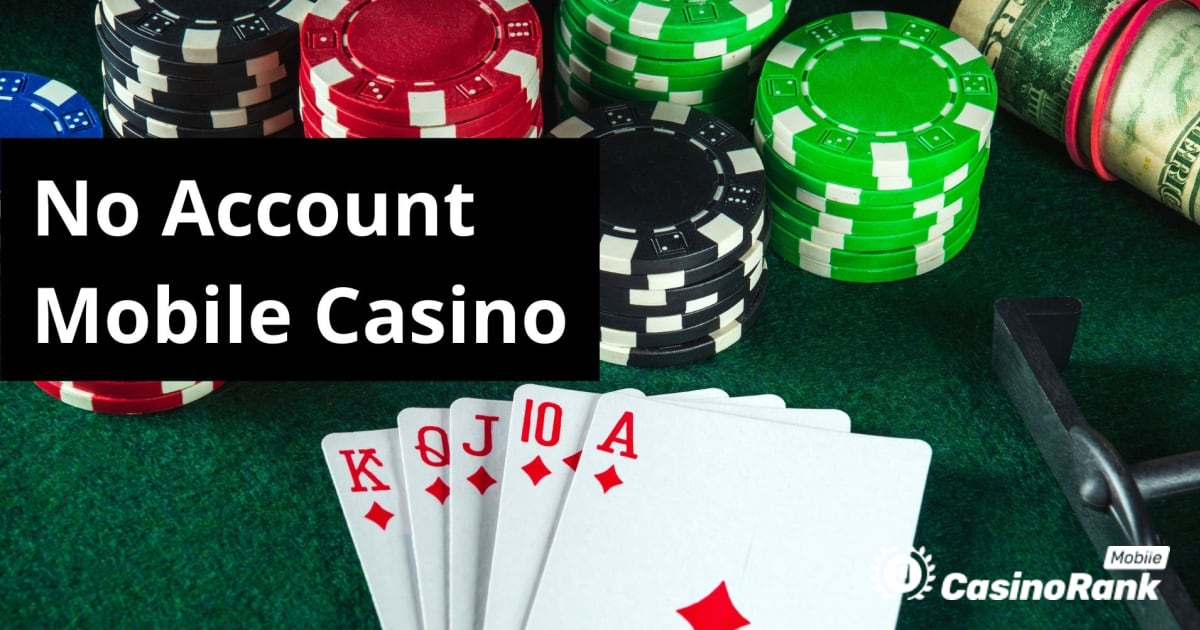 Best beoordeelde mobiele casino's zonder registratie in 2024